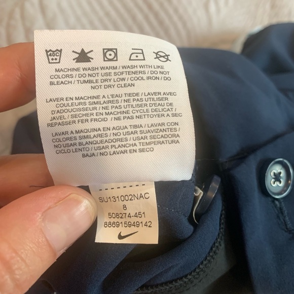 Nikegolf Dri-fit skirt, blue, size 8/Medium, polyester blend - Picture 5 of 7